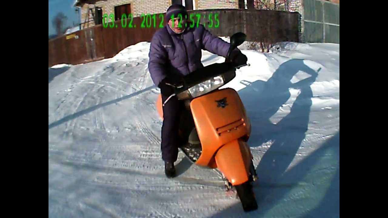 Скутер после зимы