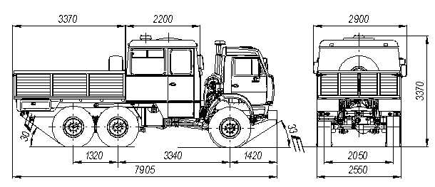 Краткий обзор, описание Бензовозы Нефаз 6606-62  Цены, описание и фото моделей и комплектаций грузовиков