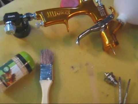 Как мыть краскопульт после покраски