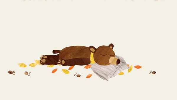 Спящий медведь. Медведь проснулся. Мишки спать пора