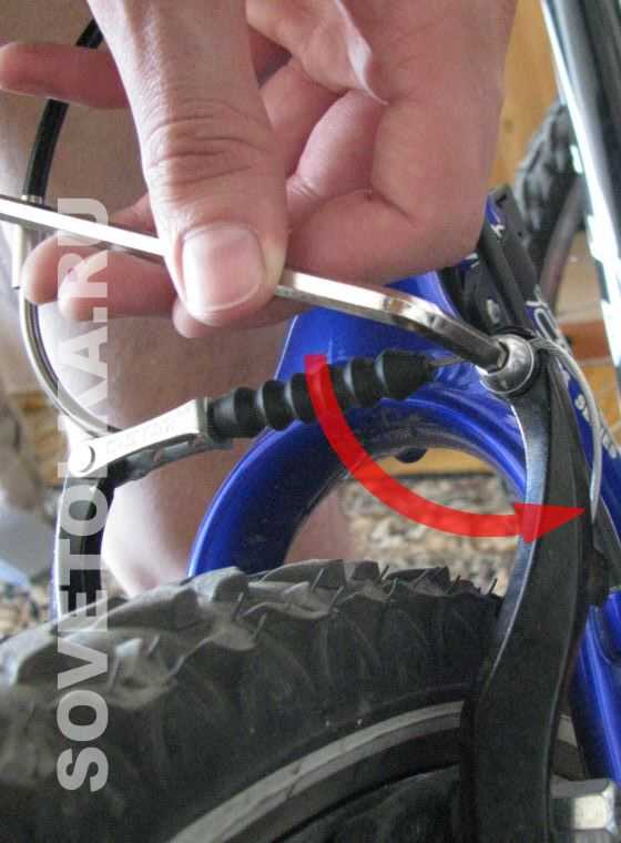 Регулировка тормозов на велосипеде ободные